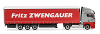 Herpa, Man Tgx Gm 4X2 Mit 3-Achs-AnhäNger Zwengauer, 1/87, HER319911
