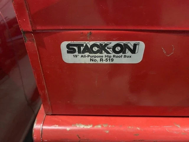 Lot of 2 Stack-On Tool Boxes No. R-420 No Tray & No. R-519 W/ Tray - Image 2 of 4
