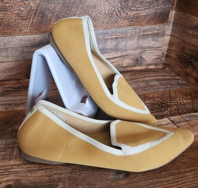Birdies The Blackbird Knit Flats - Mustard - 9