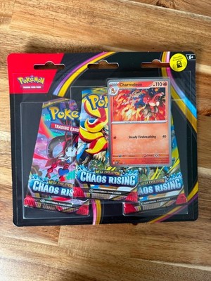Pokemon TCG: Mega Evolutions Chaos Rising - Triple Blister Pack - Neu & Sealed 
