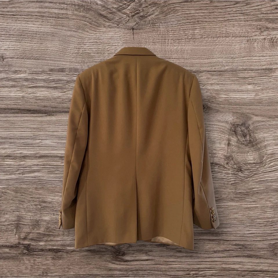 Abrigo deportivo vintage LL Bean para hombre 40R chaqueta blazer tostada años 90 hecho en EE. UU. Foto 2 de 4