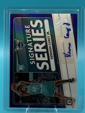 2020 Donruss Optic - Signature Series Purple Prizm #SS-VCJ Vernon Carey JR  (AU)