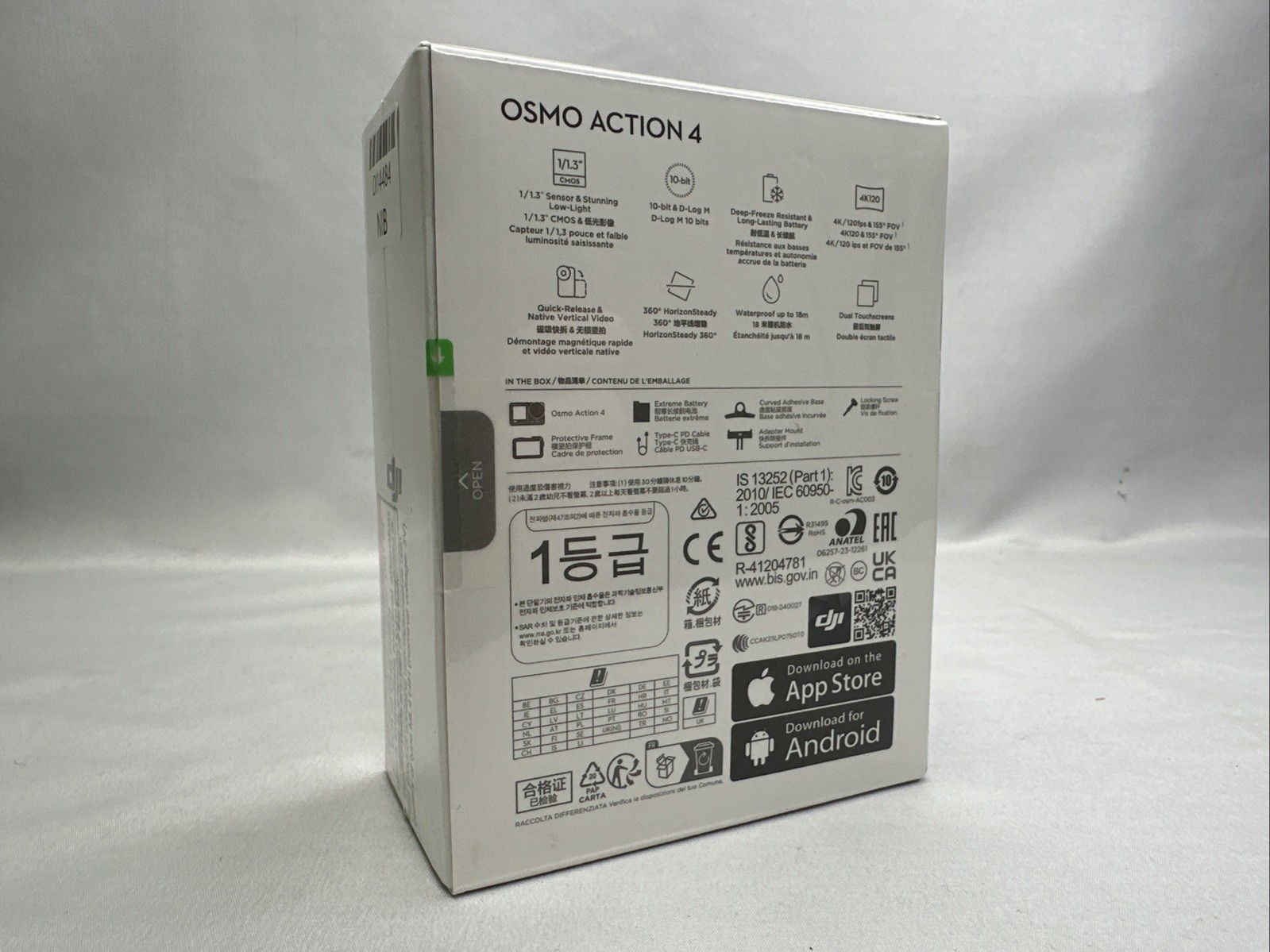 DJI - Osmo Action 4 4K Action Camera Standard Bundle - Gray - NEW SEALED!