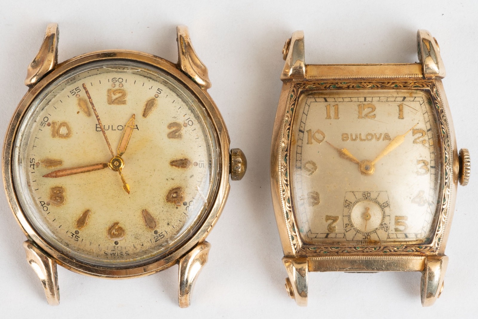 Mechanical Man's Watches Vintage / 2 Parts Bulova Repair! for - vintagewatches.pk