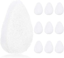 10 Esponjas Faciales Blancas Exfoliantes Reutilizables Limpieza Profunda USA