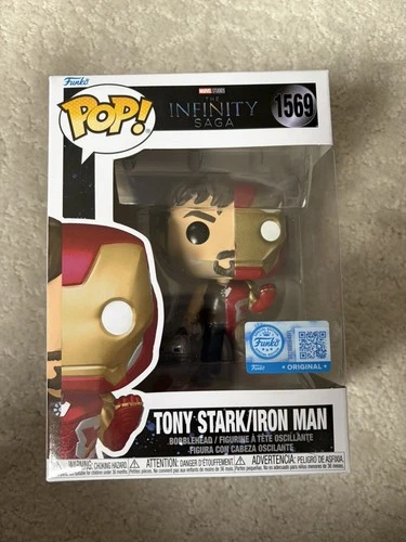Funko Pop! Tony Stark/Iron Man #1569 W/Protector