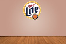 Miller Lite Beer Logo Indoor Wall Vinyl Decal Sticker 5 - 52