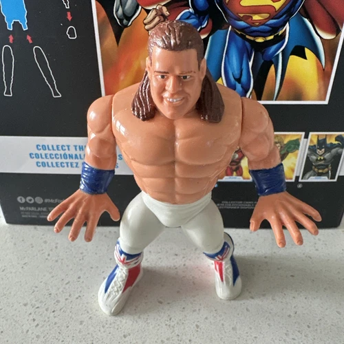 British Bulldog Davey Boy Smith WWF WWE 1991 Hasbro Vintage Loose Figure