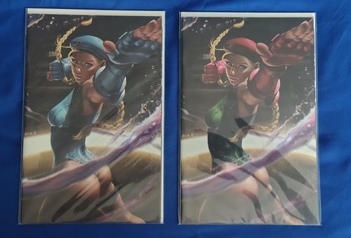 Street Fighter Masters Cammy #1 TALAVERA Blue And Red Set Limited to 400