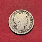 (1) Beautiful Antique 1899-P Barber Quarter G-GOOD NICE FILLER