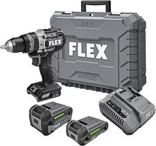 FLEX 24V 1/2-In. 2-Speed Hammer Drill With Turbo Mode Kit FX1271T-2B