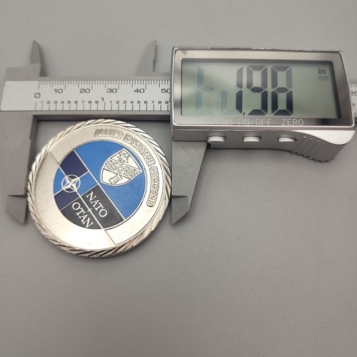 Nato Otan Allied Maritime Command Challenge Coin - Foto 5 di 5