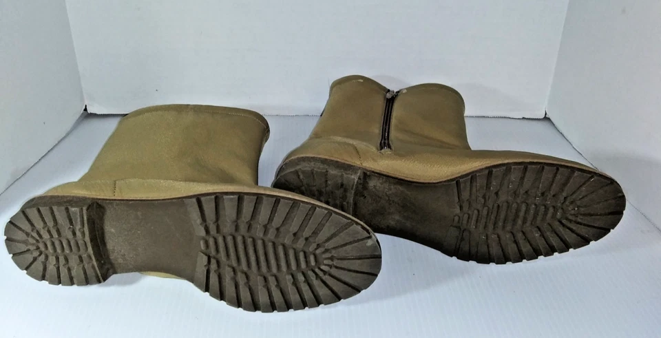 Botas para mujer Bees Beacon talla 7 tostadas forradas Sherpa a prueba de lluvia cremallera Foto 3 de 4