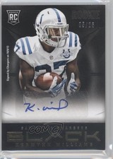 2013 Panini Black Rookie Gold Signatures 5/25 Kerwynn Williams #171 Auto 0e5