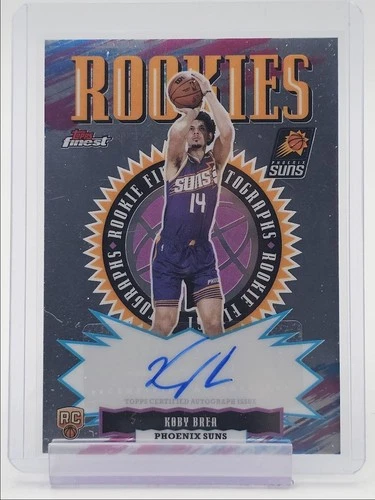 KOBY BREA 2025-26 TOPPS FINEST ROOKIES AUTOGRAPH SUNS RC AUTO Q5588