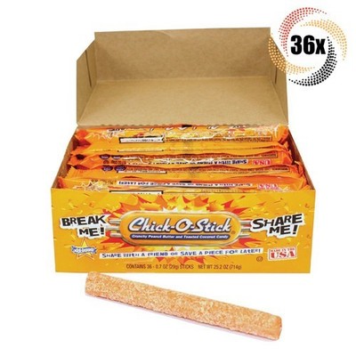Chick-O-Stick  / 36 box /  Atkinson's Peanut Butter Coconut Candy /  .7oz