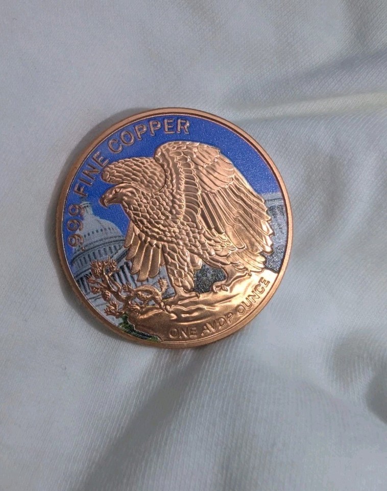 1oz Reverse Proof Colorized ASE 999 Copper Round | eBay