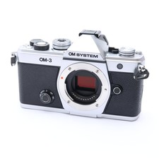 OM SYSTEM OM-3 Silver Mirrorless Camera Body -Near Mint- shutter count 2260