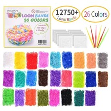 Rubber Band Bracelet Making Kit - 12750pc, 26 Colors