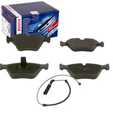 BOSCH BREMSBELÄGE + WARNKONTAKT VORNE passend für BMW 3er E46 nur 330i / 330d