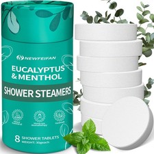 Shower Steamers Aromatherapy 8 Pack Eucalyptus  Menthol Essential Oil