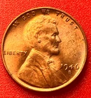 1946-S Lincoln Wheat Cent Penny GEM RED BU From an Original Bank Roll