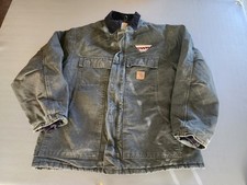 Carhartt Jacket Men's XL C26 MOS Green Artic Quilt Lined Chore Coat USA made