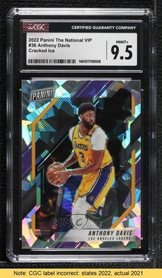 2021 National Convention VIP Gold Pack 16/99 Anthony Davis #36 CGC 9.5 READ 9l4