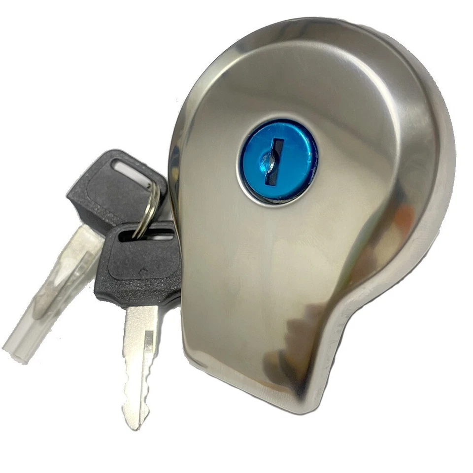 Fuel Gas Tank Cap Lock w/ Keys for Yamaha XJ1100J XJ550 XJ650 XJ750 XS400 XV500 Foto 2 de 4