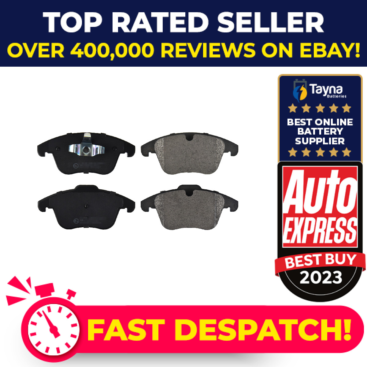 Brake Pads Set fits LAND ROVER FREELANDER L359 Front 2.0 2.2D 06 to 14 LR004936
