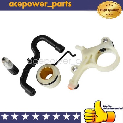 For STIHL MS271 MS271C MS291 Oil Pump Worm Gear Oiler Kit w/ Hose 1141 640 3203