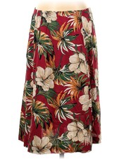 Assorted Brands Women Red Casual Skirt S Petites