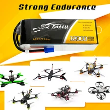 Tattu 30C 22.2V 12000mAh 6S Lipo Battery EC5 Plug For UAV DJI Drone Multicopter