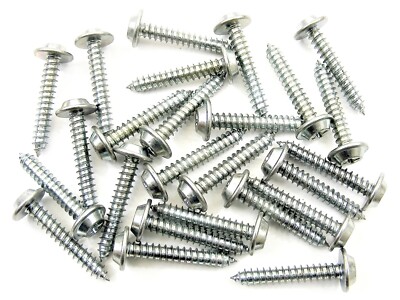 GM Chrome Self Tap Wheel Well Trim Molding Screws With Sealer- 25 - Foto 8