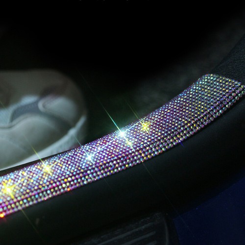 Bling Rhinestone Car Door Sill Scuff Cover Scratch Protector Sticker Accessories - Bild 9 von 12