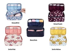 Travel Bra Underwear Panties Socks Cosmetic Organizer Bag for Women *USA* Seller