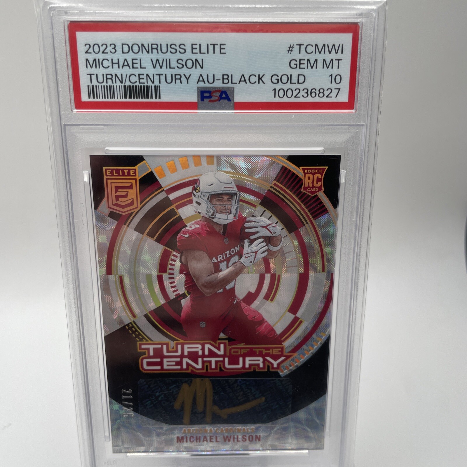 Michael Wilson Panini Donruss Elite Turn of the Century Autograph #TCMWI Base