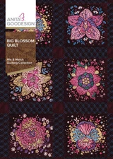 Big Blossom Quilt Anita Goodesign Embroidery Design Machine CD 