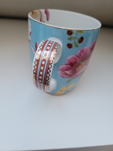 Pip Studio Tasse 350 ml Chinese Garden Blue Blau Bunt Becher Haferl *wie Neu* - Bild 4 von 5