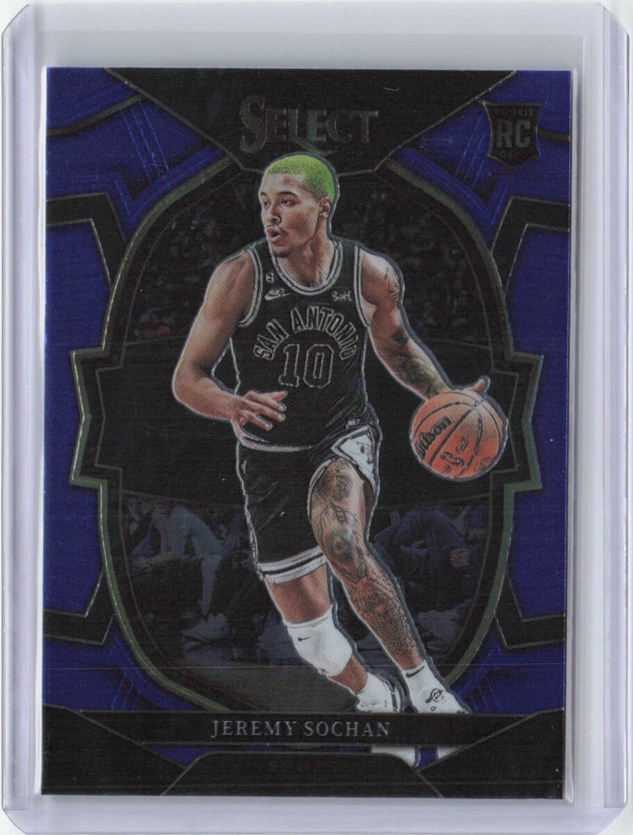 Jeremy Sochan Rookie RC 2022-23 Panini Select Retail Base #86 San Antonio Spurs