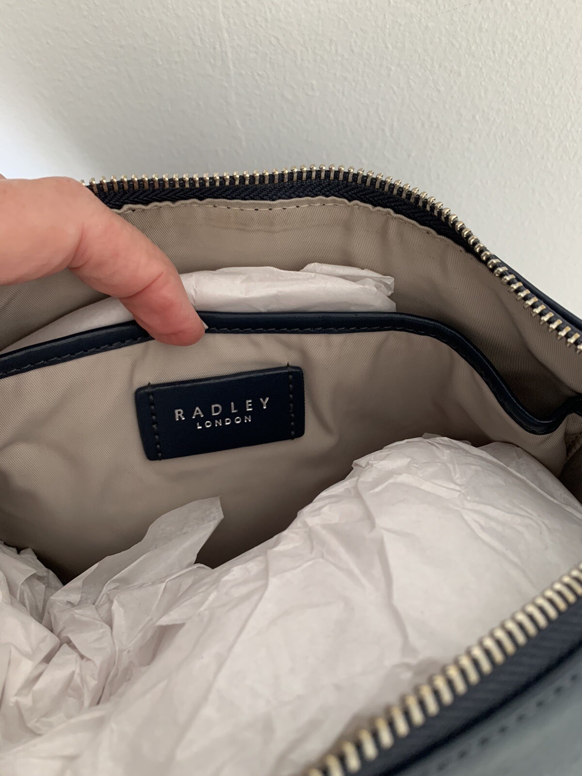 RADLEY Essex Road Responsible Blue Backpack Bag. eBay