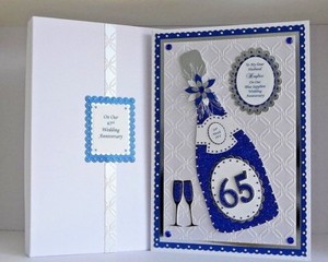 65th Wedding Anniversary Card