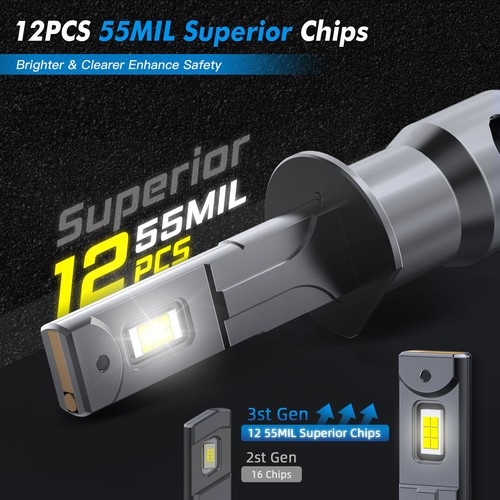Kit de 2 bombillas LED Canbus H1 para Ford Fiesta 2014-2018 haz alto brillante - Imagen 4 de 11