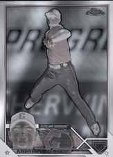 [DIGITAL] Topps Bunt - Andres Gimenez - Topps Chrome 23 S1 - Black White Base