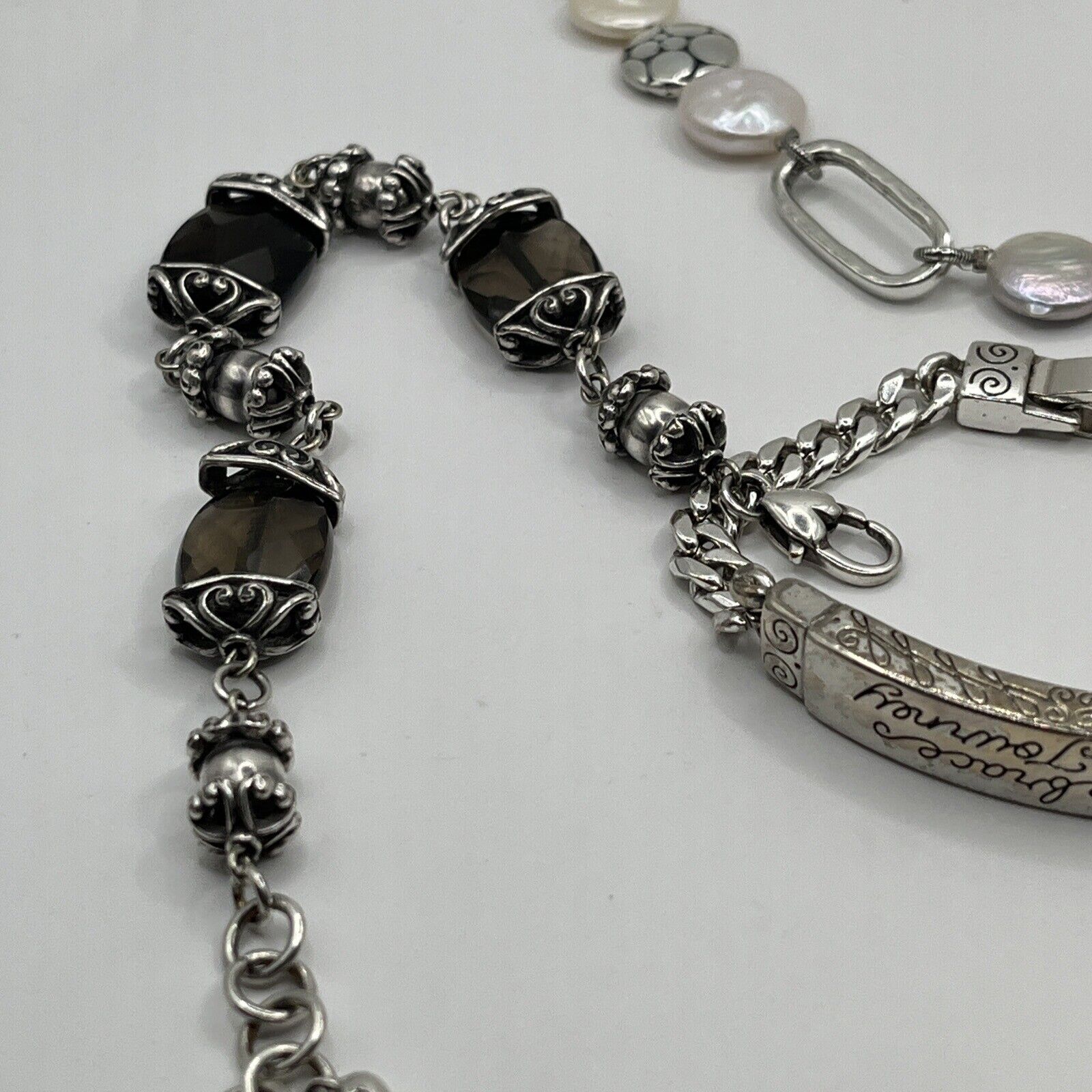 Lot Of 3 Vintage Brighton Bracelets & Necklace.  … - image 4