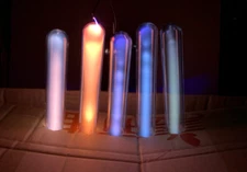 Noble Gas Tubes 9-Set He/Kr/Ar/Ne/Xe/CO2/N2/Air/O2 Physics Element Collection