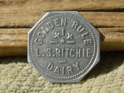 old BELLINGHAM WASHINGTON WA (WHATCOM) RARE R6 GOLDEN RULE DAIRY ...