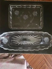 Princess House Heritage Trinket Plate And Bowl