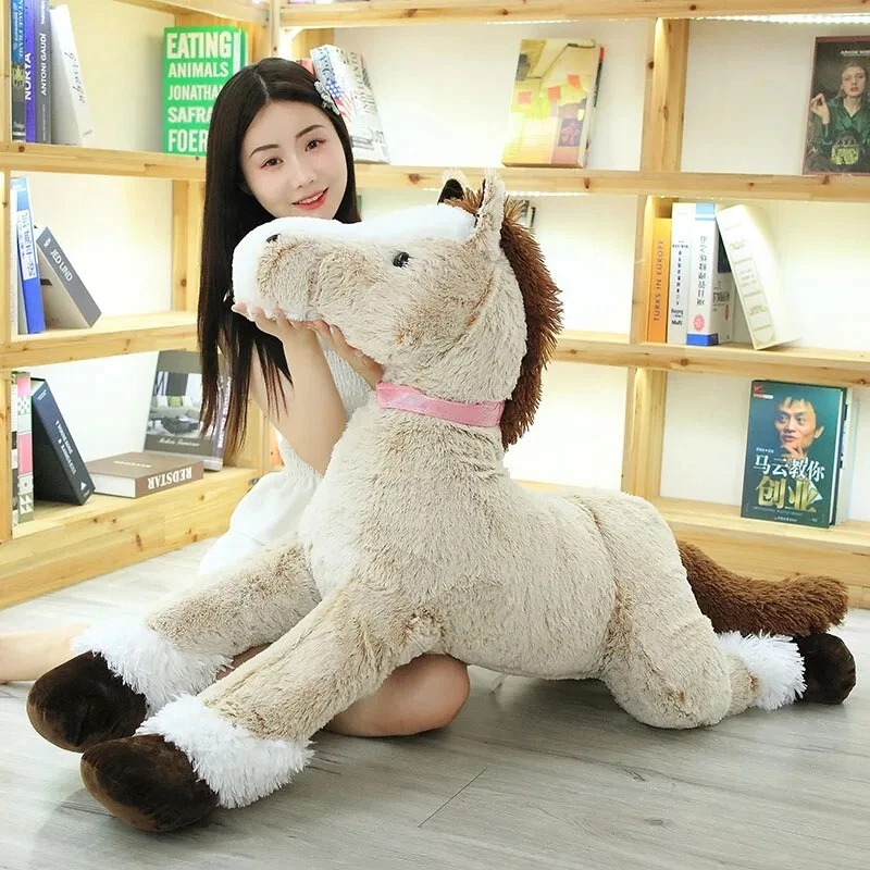 Large giant 90cm Horse pony Teddy Soft Plush Stuffed animal Cuddly Toy - Image 4 of 4