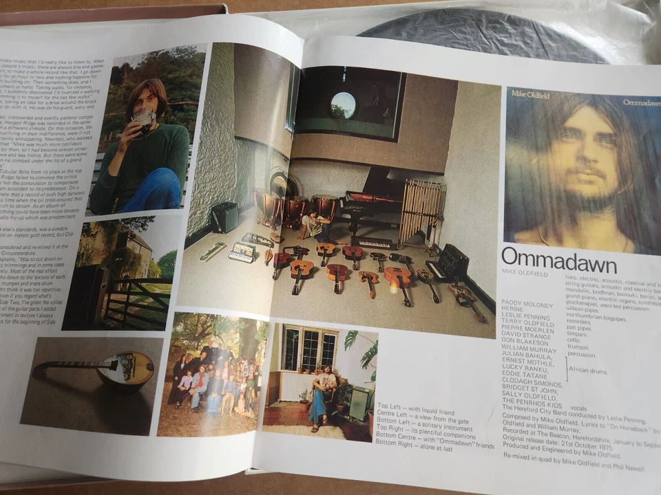 MIKE OLDFIELD BOXED - RARE QUADRAPHONIC BOX SET 4 LP'S - Image 3 of 4